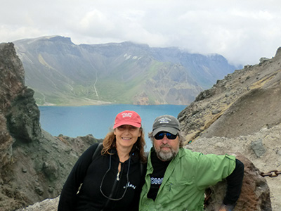 Kevin Thompson with wife, Jannick Rolland